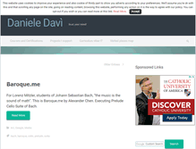 Tablet Screenshot of danieledavi.com